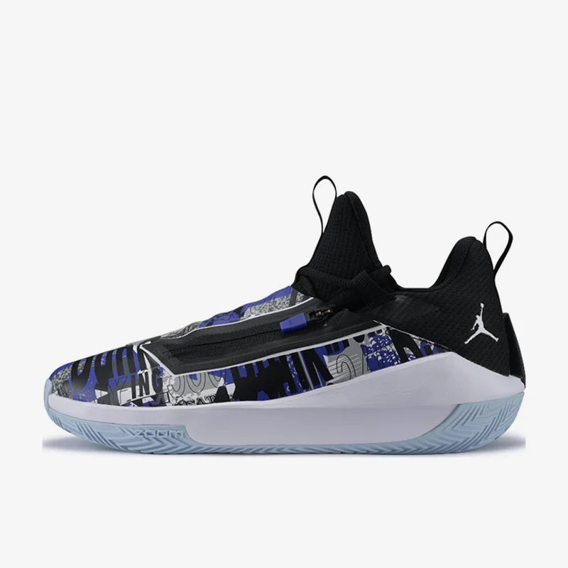 Nike official genuine Jordan Jumpman Hustle PF men's basketball shoes AQ0394
