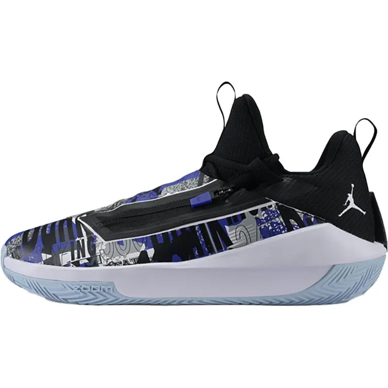 Nike official genuine Jordan Jumpman Hustle PF men's basketball shoes AQ0394