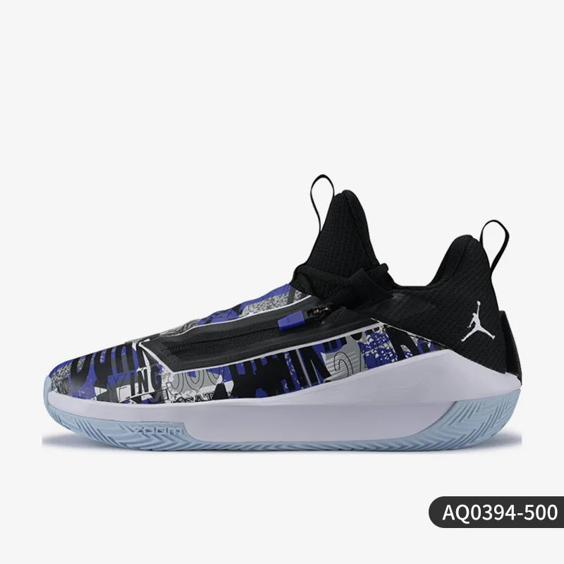 Nike official genuine Jordan Jumpman Hustle PF men's basketball shoes AQ0394