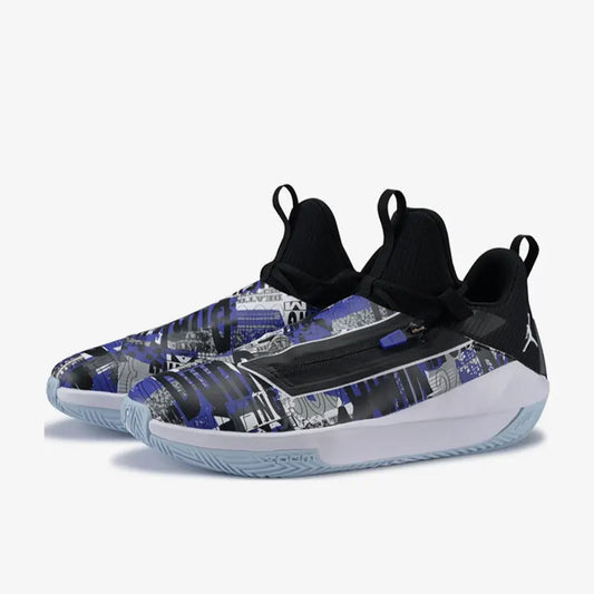 Nike official genuine Jordan Jumpman Hustle PF men's basketball shoes AQ0394
